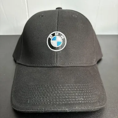 Vintage BMW Hat Black BMW LIFESTYLE Adjustable Dad Cap USA Made New