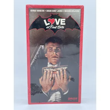 Love at First Bite (VHS, 1979) Comedy Horror Factory Sealed Orion Watermark