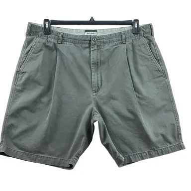 Backcountry Shorts Mens Size 44W Green Chino Slash Pockets 100% Cotton