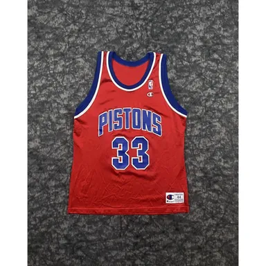 VTG Detroit Pistons Jersey #33 NBA Champion Size 44 90s Grant Hill Medium-large
