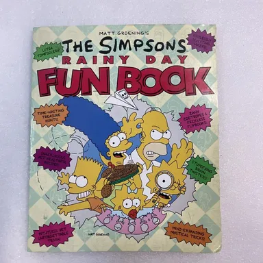 The Simpsons Rainy Day Fun Book: An Activity Book... by Groening, Matt Paperback