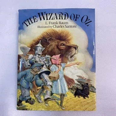 The Wizard of Oz by L. Frank Baum and Charles Santore (1997, Hardcover, Reissue)