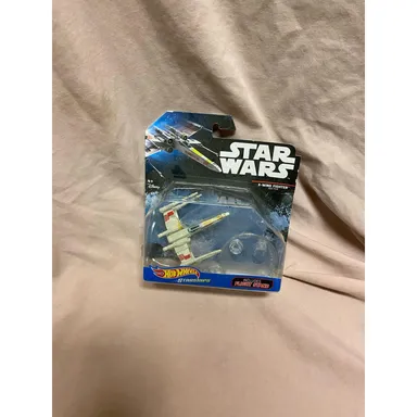 Star wars hot wheels die cast x wing fighter red five New & Factory Sealed 