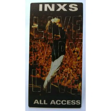 INXS Live Baby Live Backstage Pass Original Film All Access New Wave Rock 1991