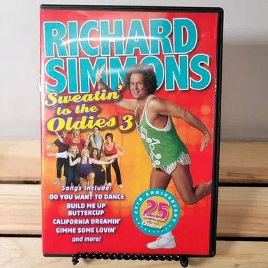 DVD Richard Simmons: Sweatin' to the Oldies 3 (Fitness Training Exercise)