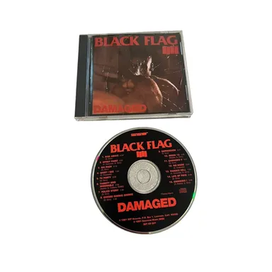 BLACK FLAG Damaged CD SST Records sst cd 007 Henry Rollins Greg Ginn