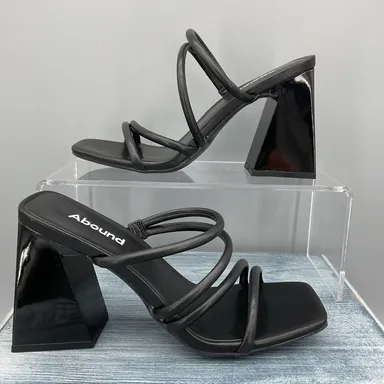 NEW Abound Women’s Austyn Strappy Sandals Black Size 5.5M