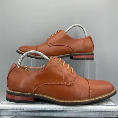 Bruno Marc Men’s Prince 6 Oxford Dress Shoes Brown Size 8.5