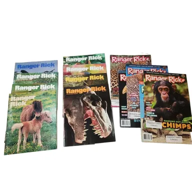 13 Vtg Ranger Rick Magazines 8 1987-1993 5 2019 National Wildlife