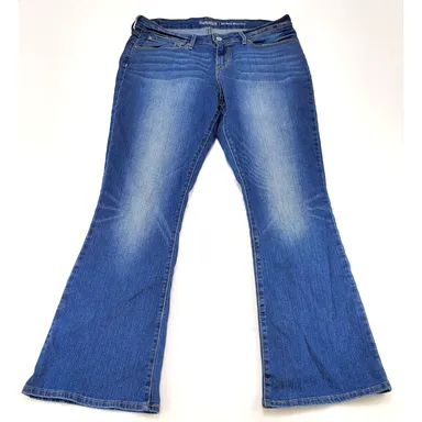 Levi Signature Jeans Denim Bootcut Pants Modern Blue Womens 16S Short W33 L30