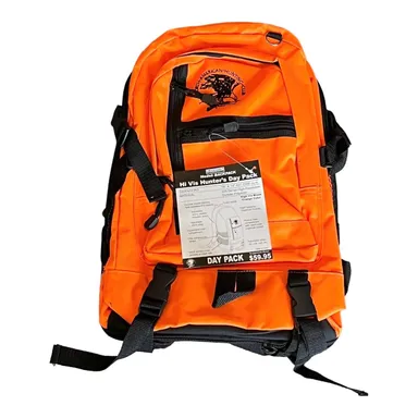 NEW North American HUNTING Club BACKPACK LG 18" Hunter Orange Drymate Day Pack