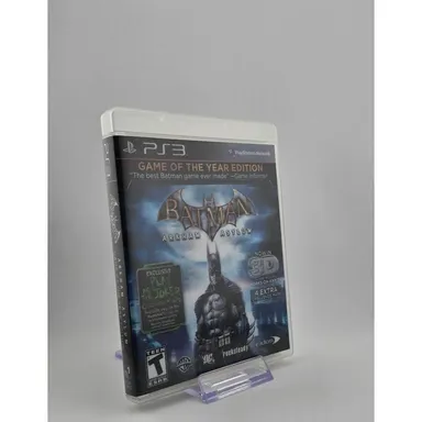 Batman: Arkham Asylum Game of The Year For PlayStation 3**w/GLASESS