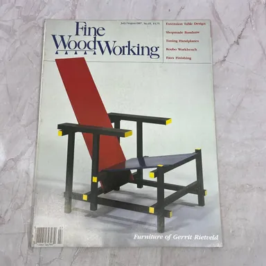 Gerrit Rietveld - Jul/Aug 1987 No 65 - Taunton's Fine Woodworking Magazine M32