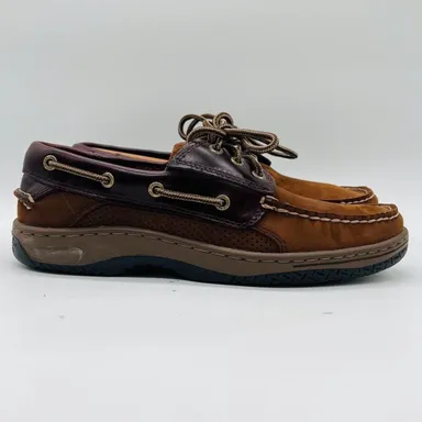 Sperry Shoes Mens 8 Brown Suede Boat Deck Top Sider Moccasins Casual Loafer