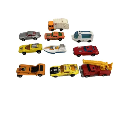 1970’s Matchbox Cars Diecast Lot Of 10 Cars Good Shape