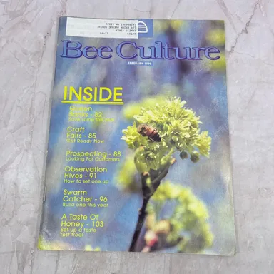 1995 Feb - Bee Culture Magazine - Bees Beekeeping Honey M33