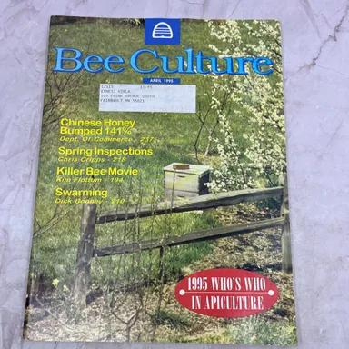 1995 April - Bee Culture Magazine - Bees Beekeeping Honey M33