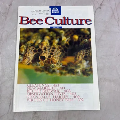 1995 July - Bee Culture Magazine - Bees Beekeeping Honey M33