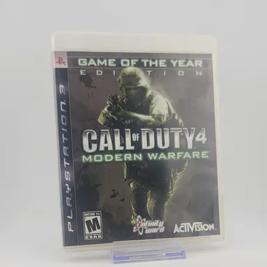 Call of Duty 4 Modern Warfare Game of The Year For PlayStation 3