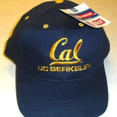 Cal California Bears UC Berkeley Vintage 90s Mens Strapback hat cap New Tags