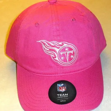 Tennessee Titans Girls Kids Youth Pink strapback hat New Nfl