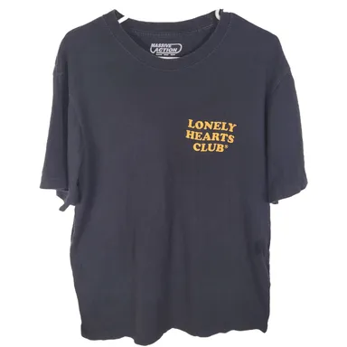 Lonely Hearts Club Sick Feelings Black Nurse Graphic Short Sleeved Tshirt