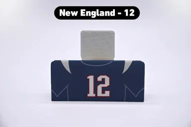 Jersey Card Stands by Stand Up Displays - Tom Brady Patriots - BradyPatriots - 850038688059
