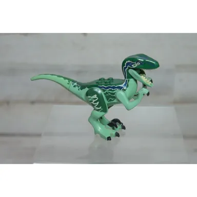 Lego Jurassic World Dinosaur Raptor Velociraptor Dark Green Sand Green Raptor07
