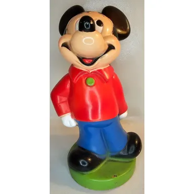 Vintage Walt Disney Play Pal Plastics Mickey Mouse Bank