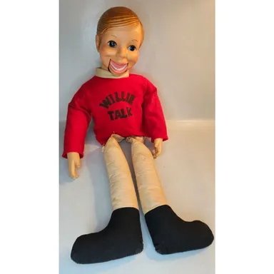 Vintage Willie Talk Ventriloquist Doll For Show