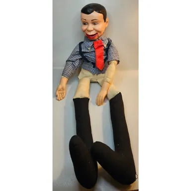 Large Vintage Ventriloquist Puppet Doll