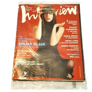 NEW Interview Magazine Selma Blair Sept 2004 Factory Sealed