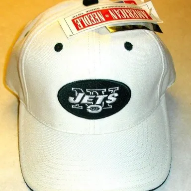 New York Jets Mens Vintage 90s Twins Enterprise Fitted Hat sz. 7 1/4 New NFL