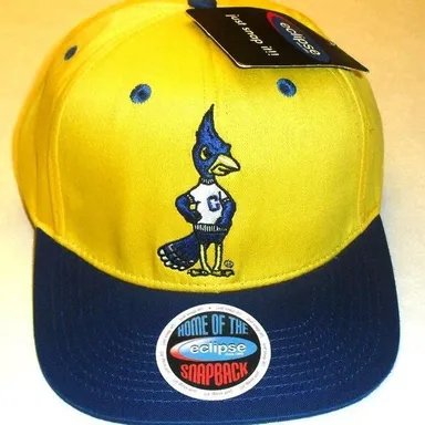 Creighton Blue Jays University Yellow Mens Eclipse Snapback hat cap New Ncaa