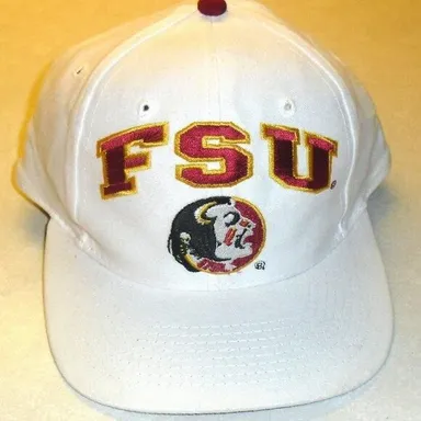 Florida State Seminoles 90s Vintage Mens White Snapback hat cap New Ncaa