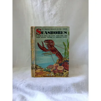 Vintage Golden Nature Guide Seashores 475 Marine Subjects in Full Color 1955 