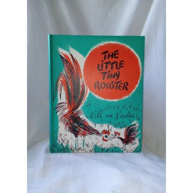 Vintage Children's Book 1960s The Little Tiny Rooster Beautifully Illustrated 