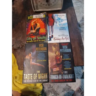 Four Paperback Novels by Vicki Pettersson- City of Souls/ The Taste of Night...