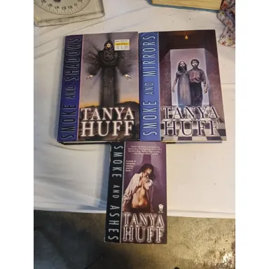 Complete Smoke Trilogy Novels by Tanya Huff (2 Hardcover/ 1 Paperback)