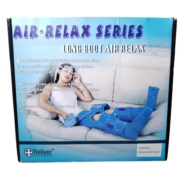 Air Relax Series Long Boot by Reliver Back Master Massage 3 Levels 7 Functions