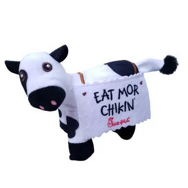 Chick Fil A Cow Plush 6" Eat Mor Chikin Sign Stuffed Plush Animal Toy 2022