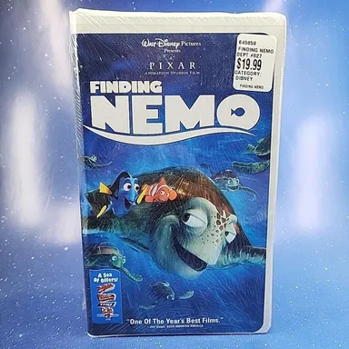 Finding Nemo (VHS, 2003) Brand New Tape Disney Pixar Animation Movie Film