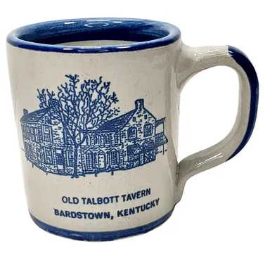 Louisville Stoneware Kentucky Old Talbott Tavern Bardstown Kentucky USA Vtg Mug