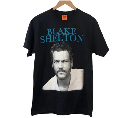Blake Shelton w/ Raelynn 2017 concert Band T Shirt tee Country Music Artist Sz M