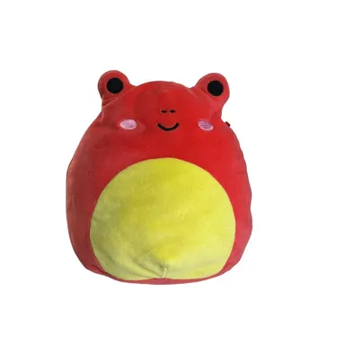 Squishmallow 8" Obu Red Spotted Tree Frog Kellytoy Plush Soft Stuffed Animal