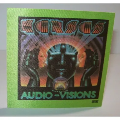 Kansas Backstage Pass Audio Visions Concert Tour Original 1980 Gift For Rock Fan