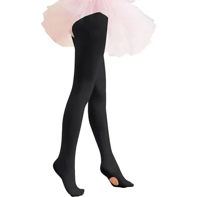 Ballet Tights 60D Ultra Soft Convertible Transition Tights, XL (14-18Y)