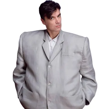 David Byrne Big Suit Talking Heads Halloween Costume Gray Blazer Homemade