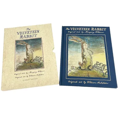VTG The Velveteen Rabbit BOOK Classic Children's Story Hardcover Box Case 1991