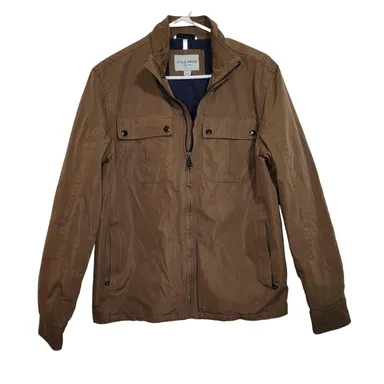 Cole Haan brown classic military jacket 